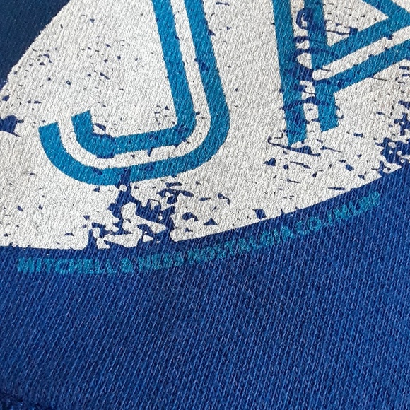 👹SOLD👹Mitchell & Ness Mens Sm Blue Jays Hoodie - Picture 5 of 8